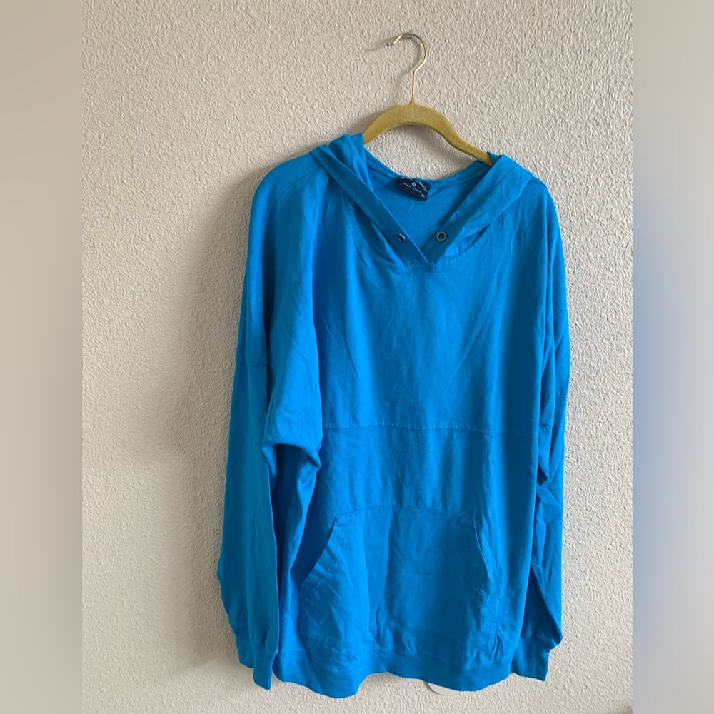 SPIRIT JERSEY Blue hoodie (XL) NWOT 🌴